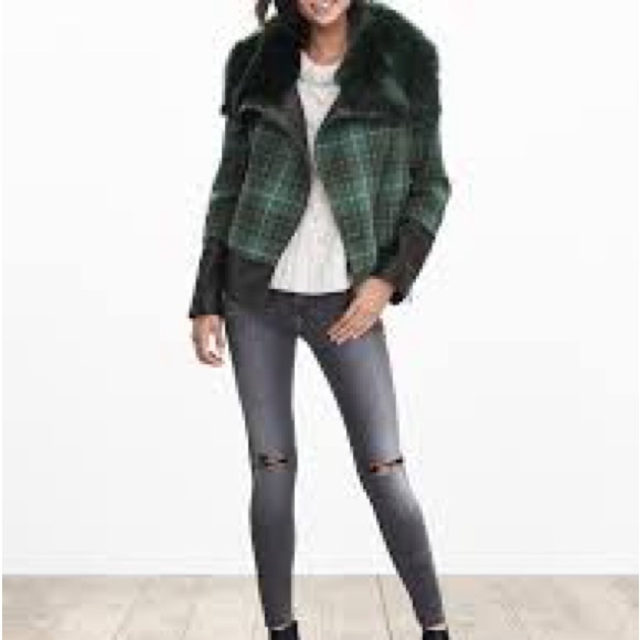 HARRIS TWEED x Banana Republic MOTO JACKET - Picture 3 of 13